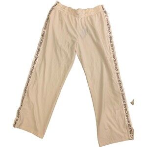 Nike Flex Women's Tear Away Athletic Training Pants Ivory XXL Sports Athletic